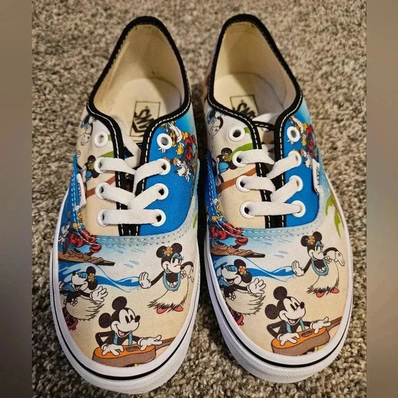 Vans X Disney Mickey Mouse Authentic Sneakers Limited Edition 7 - Picture 10 of 16